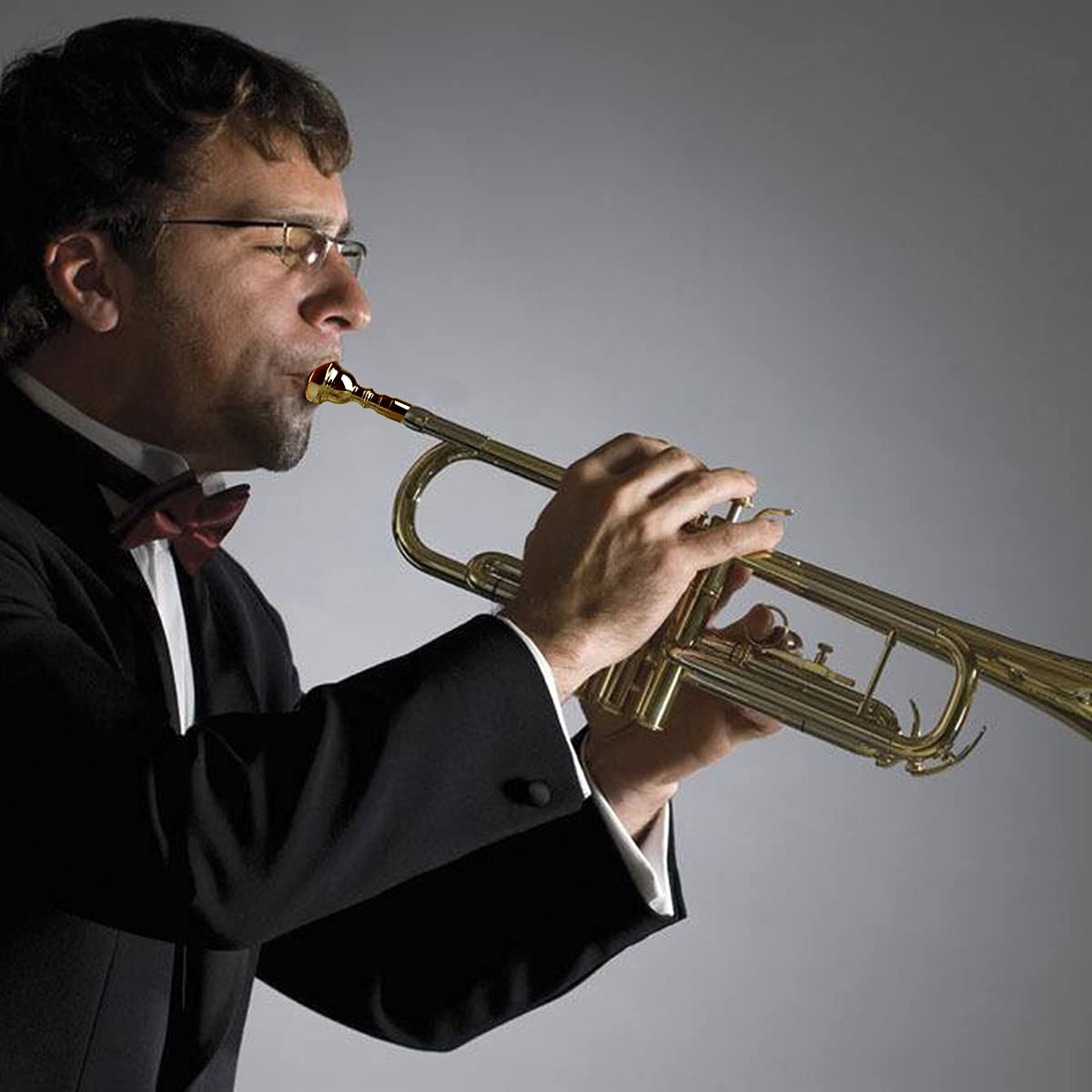 Amazon | ゴールドトランペットマウスピース 7C 5C 3C トランペット